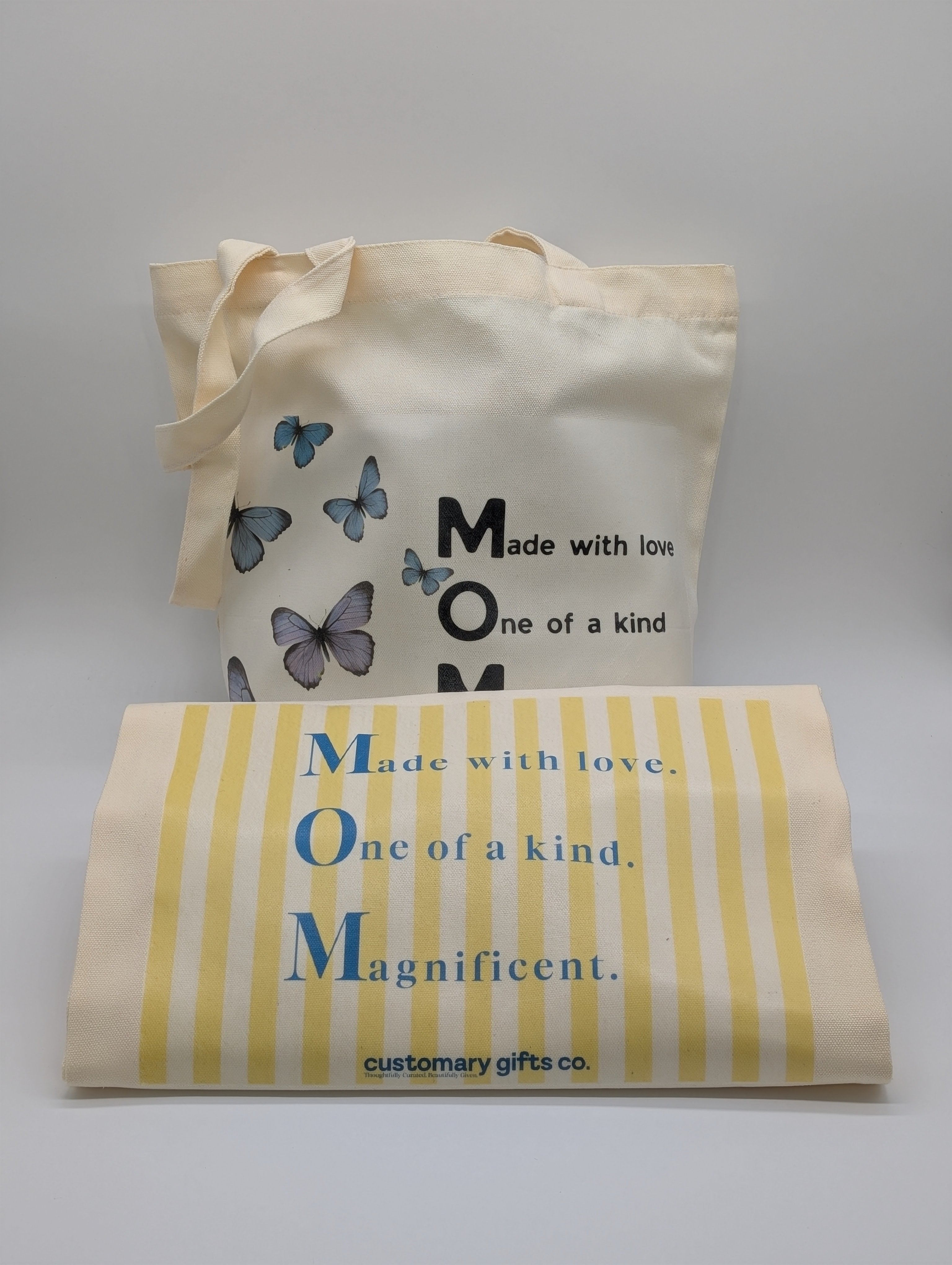 Custom MOM Canvas Tote Bag (Choose Your Theme)
