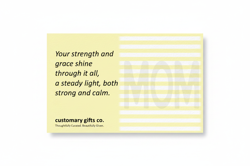 Note Card - White Background